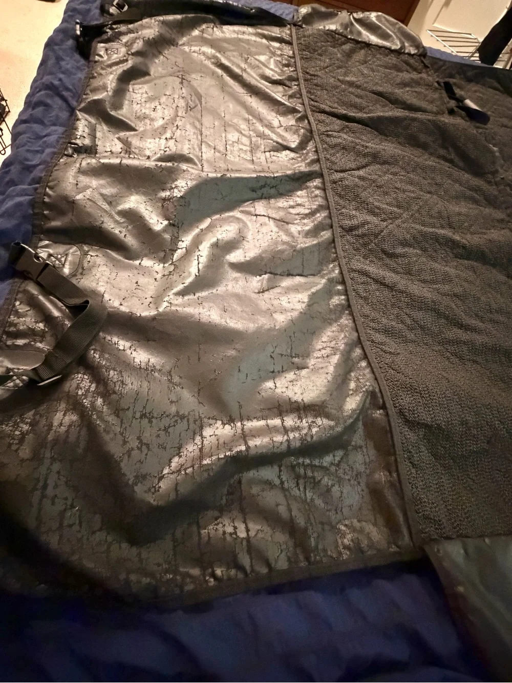 Duke & Dixie USED Black Waterproof Hammock Backseat Car Cover
